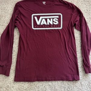 Vans long sleeve men shirt size M